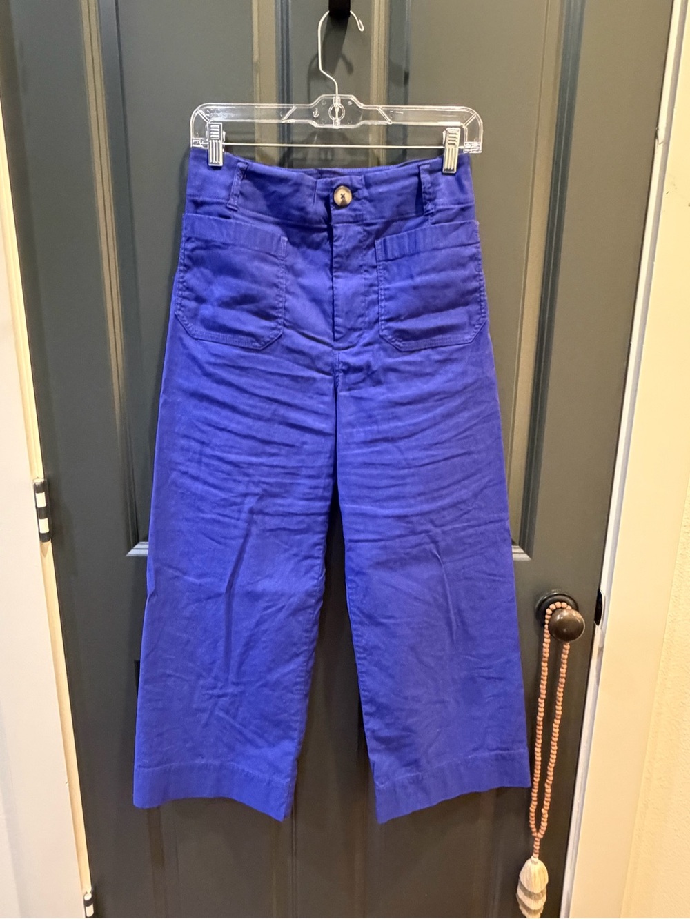Anthropologie The Colette Magic Fabric Crop Wide-Leg Pants by Maeve 29 - Picture 2 of 9